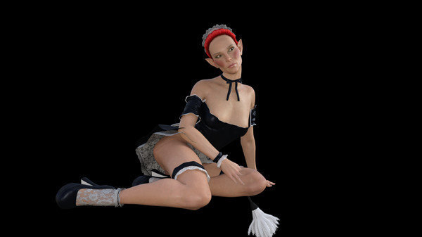 скриншот French Maid Costume for Boobs 'em up - Wallpaper 1