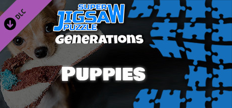 Super Jigsaw Puzzle: Generations - Puppies Puzzles cover art
