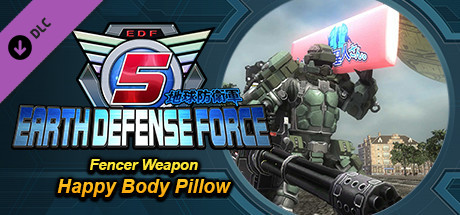 EARTH DEFENSE FORCE 5 - Fencer Weapon Happy Body Pillow