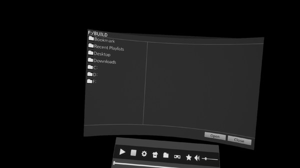 Sim 4K VR MediaPlayer game for Linux 1