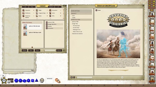 Скриншот из Fantasy Grounds - Savage Worlds Adventure Edition: MiniSettings (SWADE)