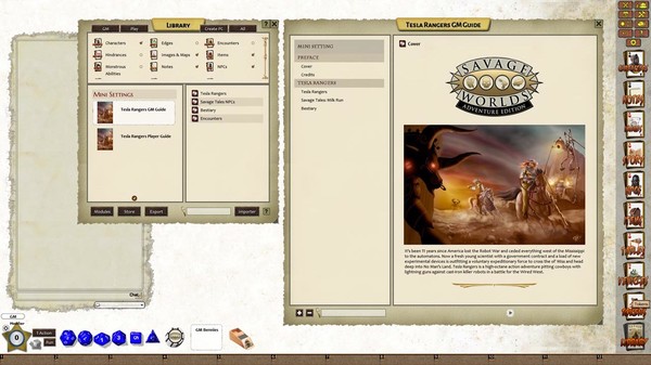 Скриншот из Fantasy Grounds - Savage Worlds Adventure Edition: MiniSettings (SWADE)