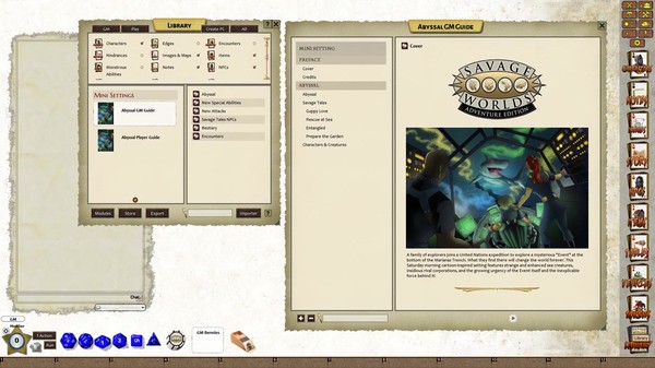 Скриншот из Fantasy Grounds - Savage Worlds Adventure Edition: MiniSettings (SWADE)