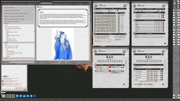 Скриншот из Fantasy Grounds - D&D Classics: Player's Handbook (2E)