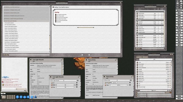 Скриншот из Fantasy Grounds - D&D Classics: Player's Handbook (2E)
