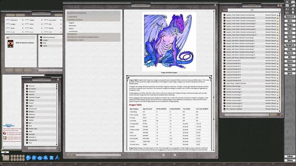 Скриншот из Fantasy Grounds - D&D Classics: Monstrous Manual (2E)