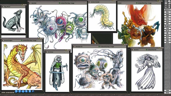 Скриншот из Fantasy Grounds - D&D Classics: Monstrous Manual (2E)