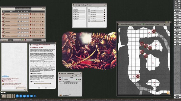 Скриншот из Fantasy Grounds - D&D Classics: N1 Against the Cult of the Reptile God (2E)