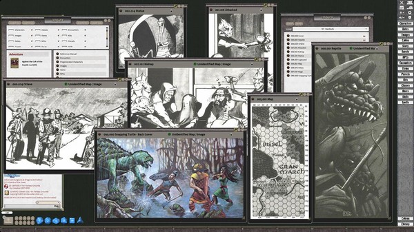 Скриншот из Fantasy Grounds - D&D Classics: N1 Against the Cult of the Reptile God (2E)