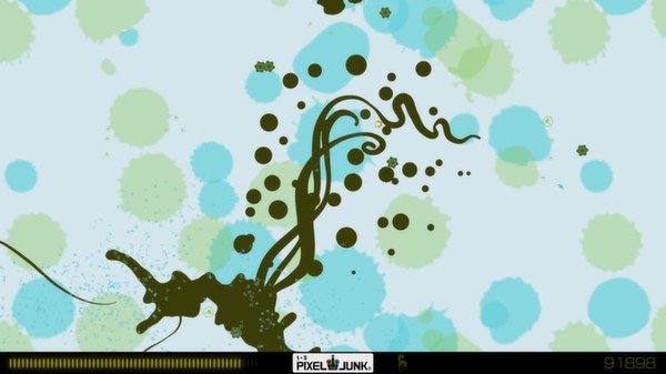 Скриншот из PixelJunk Eden