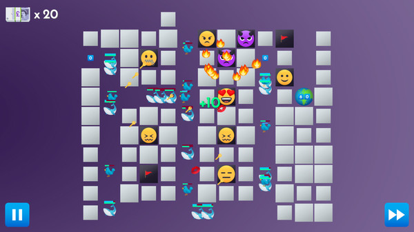 Скриншот из Emoji TD