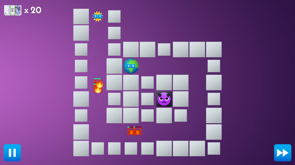 Скриншот из Emoji TD