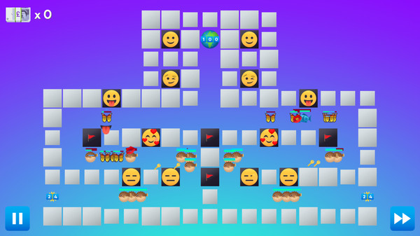 Скриншот из Emoji TD