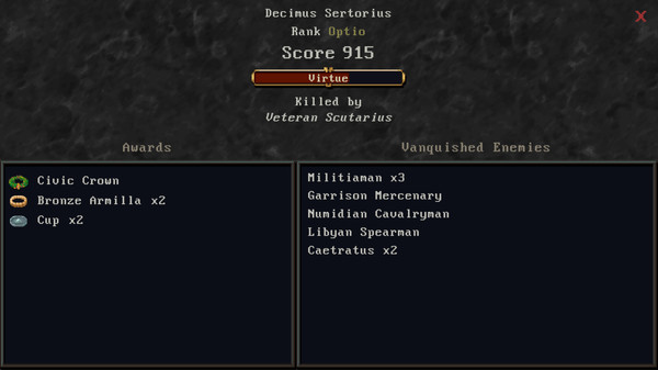 Скриншот из A Legionary's Life