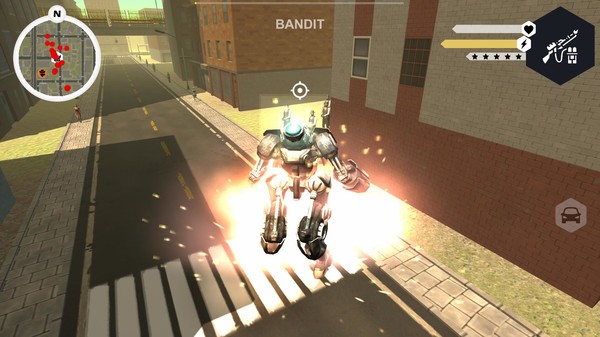 Скриншот из Muscle Car Robot
