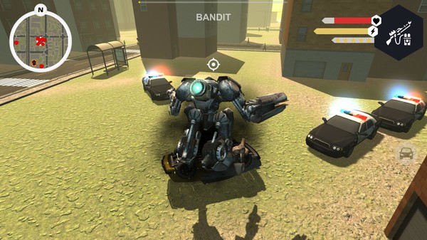 Скриншот из Muscle Car Robot