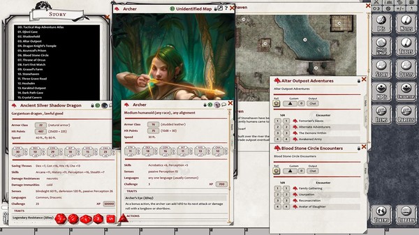 Скриншот из Fantasy Grounds - Dungeons & Dragons Tactical Maps: Adventure Atlas