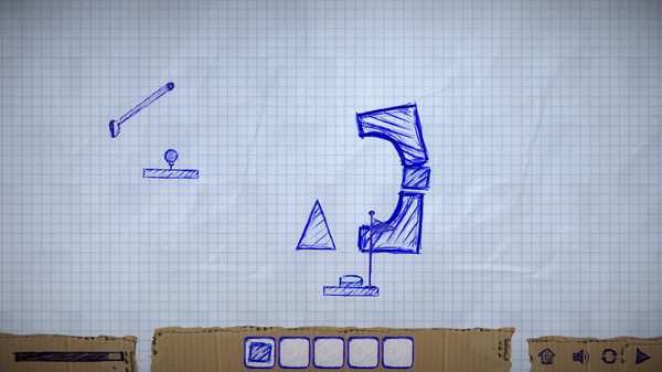 GOLF in PAPER game for Linux 1