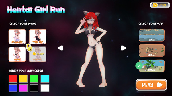 Hentai Girl Run game for Linux 1