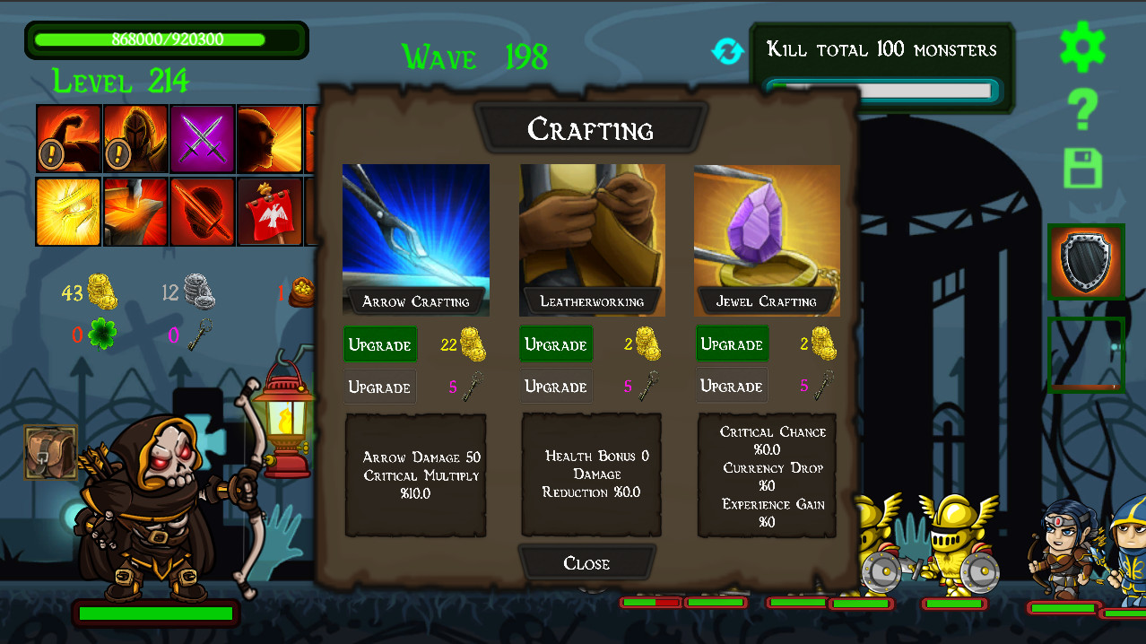 Crafting Idle Clicker on Steam