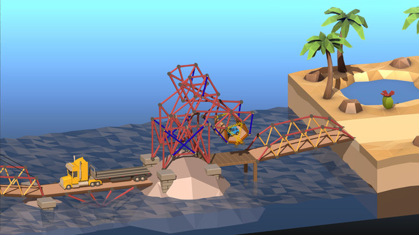 Скриншот из Poly Bridge 2 Скриншот из Poly Bridge 2