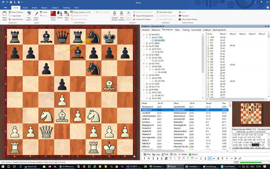 Скриншот из ChessBase 15 Steam Edition