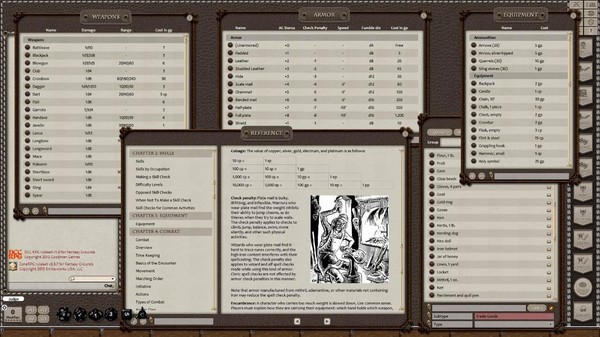 Скриншот из Fantasy Grounds - Dungeon Crawl Classics Ruleset (DCC)