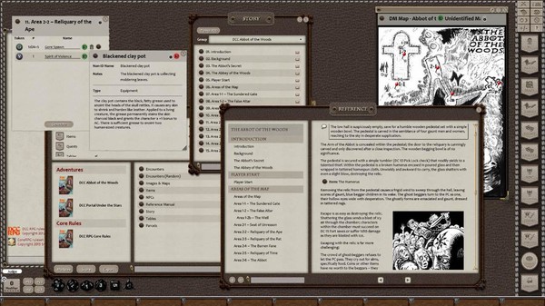 Скриншот из Fantasy Grounds - Dungeon Crawl Classics Ruleset (DCC)
