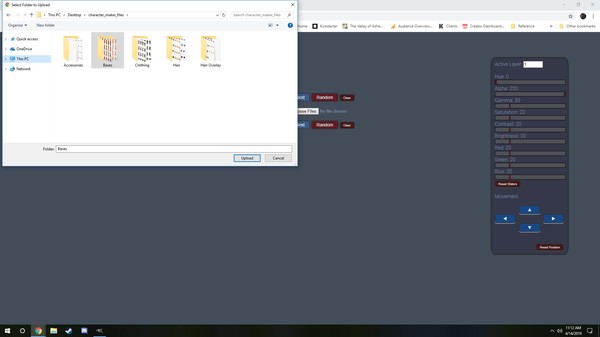 Universal Character Generator game for windows Pc 1