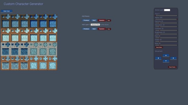 Скриншот из Universal Character Generator