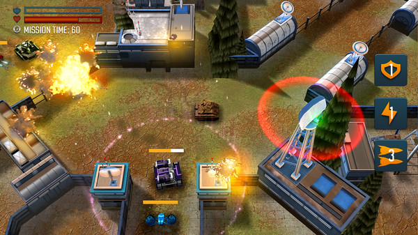 Скриншот из Tank Battle Heroes: Iron Warfare