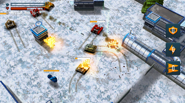 Скриншот из Tank Battle Heroes: Iron Warfare