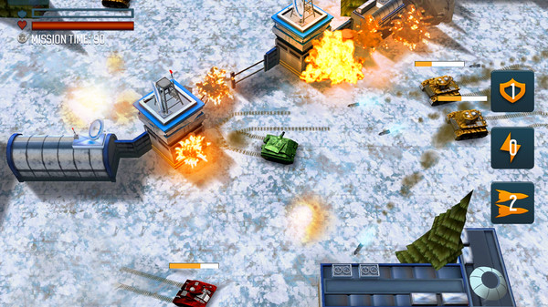 Скриншот из Tank Battle Heroes: Iron Warfare
