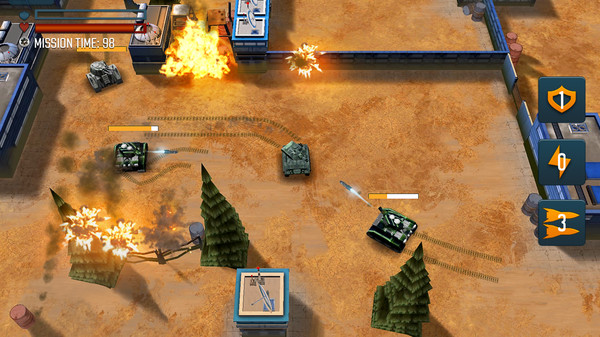 Скриншот из Tank Battle Heroes: Iron Warfare