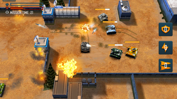 Скриншот из Tank Battle Heroes: Iron Warfare