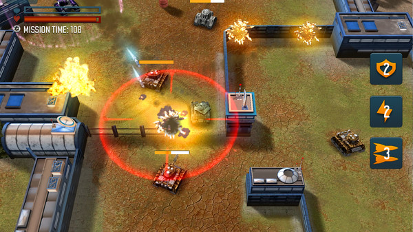 Скриншот из Tank Battle Heroes: Iron Warfare