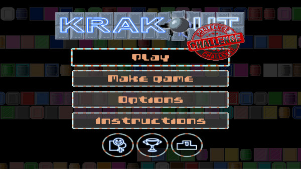 Скриншот из Krakout challenge Скриншот из Krakout challenge