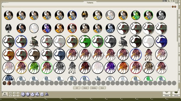 Скриншот из Fantasy Grounds - Creatures A-Z, Volume 9 (Token Pack)