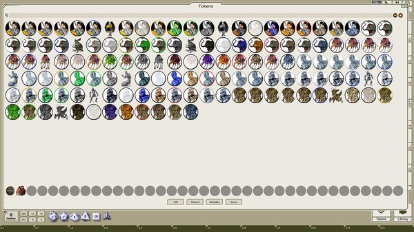Скриншот из Fantasy Grounds - Creatures A-Z, Volume 9 (Token Pack)