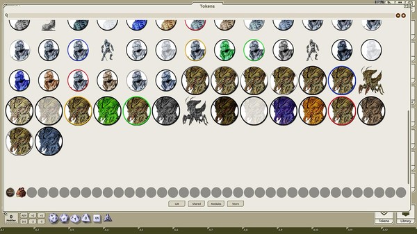 Скриншот из Fantasy Grounds - Creatures A-Z, Volume 9 (Token Pack)