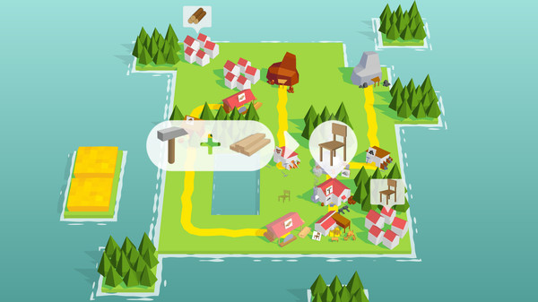 Puzzle Pelago - A Drag & Drop Economy game for Linux 1