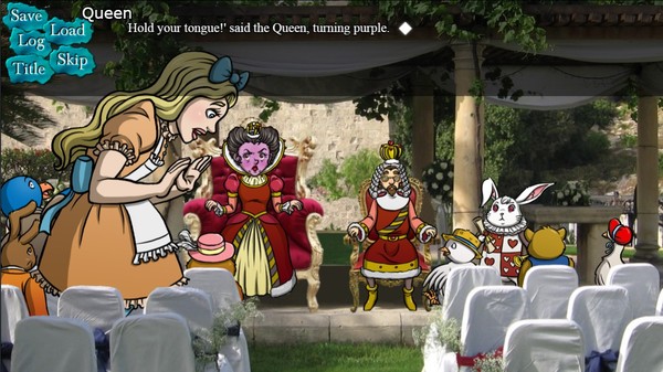 Скриншот из BRG's Alice in Wonderland Visual Novel