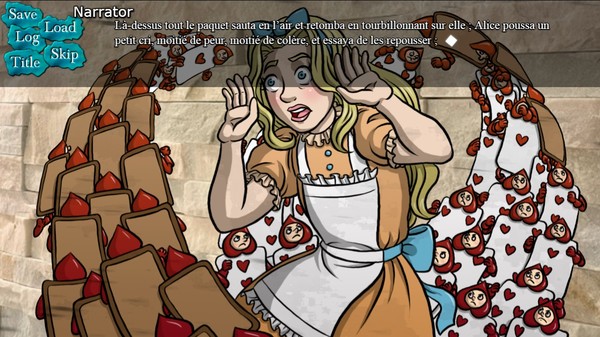 Скриншот из BRG's Alice in Wonderland Visual Novel