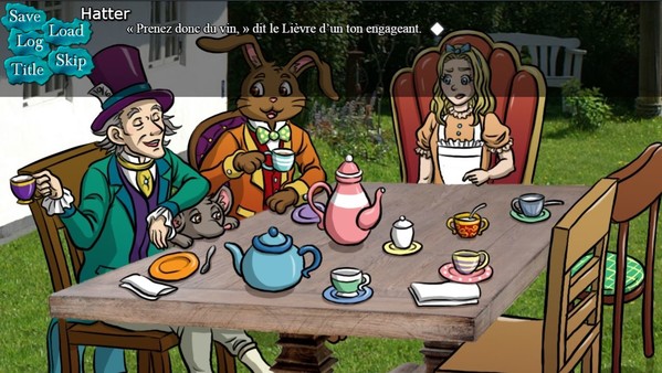 Скриншот из BRG's Alice in Wonderland Visual Novel