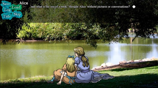 Скриншот из BRG's Alice in Wonderland Visual Novel