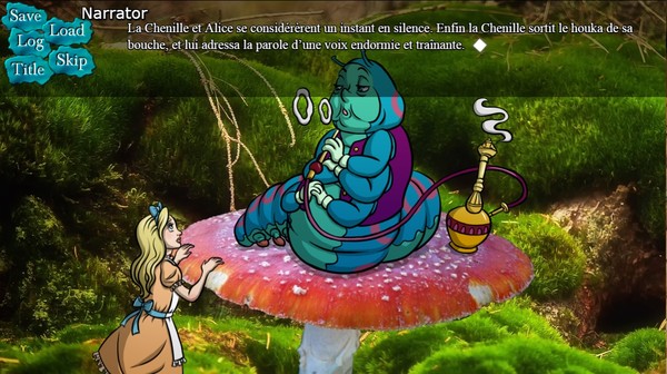 Скриншот из BRG's Alice in Wonderland Visual Novel