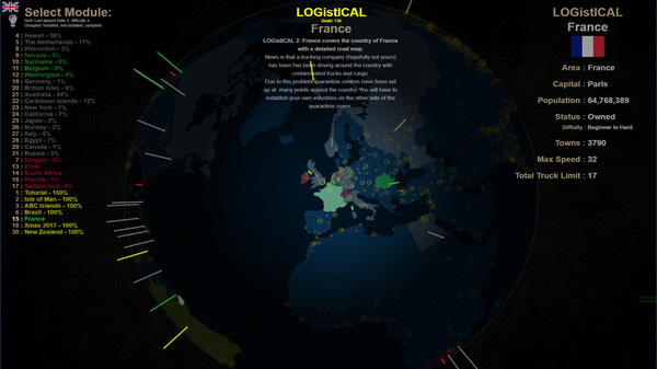LOGistICAL 2: France for linux