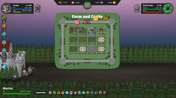 The Defender: Farm and Castle for linux