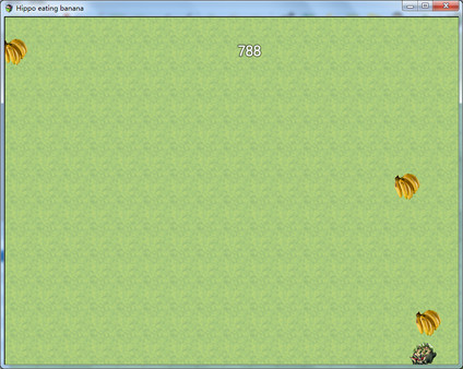 Hippo eating banana game for windows Pc 1