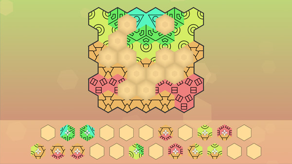 Aurora Hex - Pattern Puzzles game for windows Pc 1